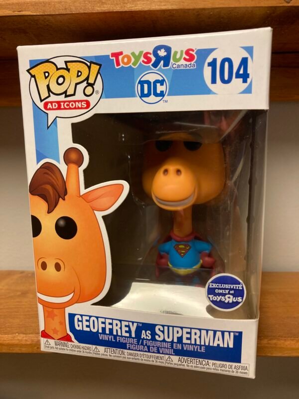 Geoffrey as Superman Toys R Us Exclusive